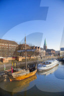 Weser river, Bremen, Germany