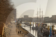 Weser river, Bremen, Germany