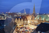 Market Square, Christmas markets, Bremen, Germany