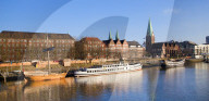 Weser river, Bremen, Germany