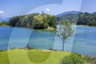 Reintaler lake, near Kramsach, Tyrol, Austria