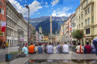 Maria Theresien Strasse, Innsbruck, Tyrol, Austria