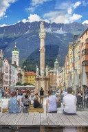 Maria Theresien Strasse, Innsbruck, Tyrol, Austria