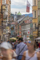 Herz.Fried Strasse, Innsbruck, Tyrol, Austria
