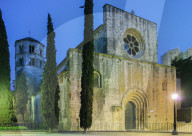 Sant Pere de Galligants abbey, Gerona, Catalonia, Spain
