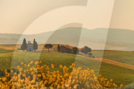 Vitaleta Church, San Quirico d'Orcia, Tuscany, Italy