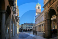 Piazza della Repubblica, Novara, Piedmont, Italy