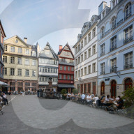 Newly build part of the old town. A mix of modern interpretations in combination with old parts and reproductions of buildings.