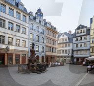 Newly build part of the old town. A mix of modern interpretations in combination with old parts and reproductions of buildings.