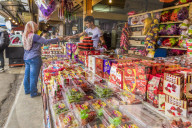 A colourful market stall in Kea Farm market in Cameron Highlands, Brinchang, Pahang, Malaysia, Southeast Asia, Asia