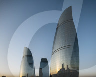 Flame Towers, Baku, Azerbaijan