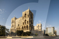 Exterior of House of Government, Freedom Sqaure, Baku, Azerbaijan
