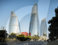 Flame Towers, Baku, Azerbaijan