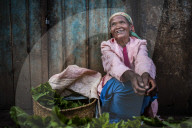 Portrait in a market near Antsirabe, Vakinankaratra Region, Madagascar