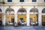 Corfu Old Town (Kerkyra), Corfu Island, Ionian Islands, Greece