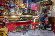 Sin Sze Si Ya Temple in Kuala Lumpur, Malaysia, Southeast Asia, Asia