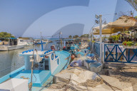 Linopetri Potamos river harbour in Cyprus, Europe