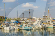 The harbour in Paphos, Cyprus, Europe
