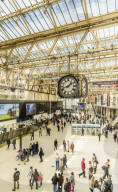 Waterloo station in London, England, United kingdom, Europe.