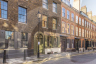 Classic Georgian townhouses and architecture in Spitalfields, in London, England, United Kingdom, Europe.