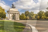 Wellington Arch on Hyde park Corner in London, England, United Kingdom , Europe.