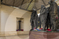 The Bomber Command Memorial in Green Park along Piccadilly in London, England, United Kingdom , Europe.