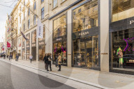 Old Bond Street in Mayfair, with its luxury stores and elegant brands in London, England, United Kingdom , Europe.