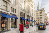 New Bond Street in Mayfair, with its elegant stores and luxury brands, in London, England, United Kingdom , Europe.