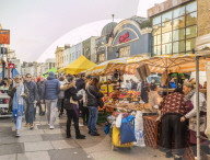Portobello Road market, in Notting Hill, in London, England, United Kingdom, Europe.