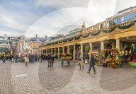 Christmas in Covent Garden Market, in London, England, United kingdom, Europe.