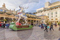 Christmas in Covent Garden Market, in London, England, United kingdom, Europe.