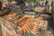 A food stall at Surin beach in Phuket, Thailand, Southeast Asia, Asia.