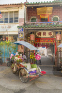 A street scene in George Town, Penang Island, Malaysia, Southeast Asia, Asia.