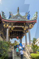 The Khoo Kongsi clan temple in the UNESCO heritage area of George Town, Penang Island, Malaysia, Southeast Asia, Asia.
