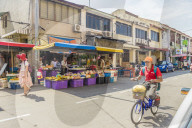 Campbell Street Market within George Town UNESCO World Heritage site in, Penang Island, Malaysia, Southeast Asia, Asia.