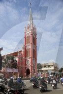 Church of the Sacred Heart of Jesus ( Nha Tho Tan Dinh ). Ho Chi Minh City. Vietnam.