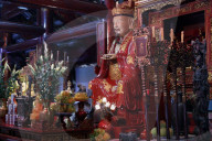 Temple of Literature. Altar dedicated to Confucius. Hanoi. Vietnam.