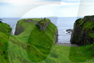 Dunseverick Castle, Causeway road, County Antrim, Northern Ireland