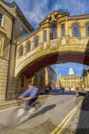 UK, England, Oxford, New College Lane, Hertford College, Bridge of Sighs or Hertford Bridge