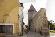 The Old City walls, Old Town, Tallinn, Estonia, Europe