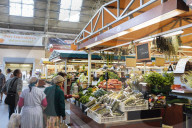 Interior of Riga Central Market, Riga, Latvia, Baltic States, Europe