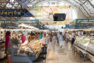 Interior of Riga Central Market, Riga, Latvia, Baltic States, Europe