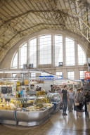 Interior of Riga Central Market, Riga, Latvia, Baltic States, Europe