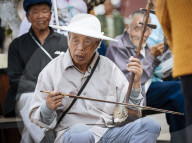 Local Musicians, Jianshui, Yunnan Province, China