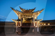 The Three Terraced Pavilion, Shaxi, Yunnan Province, China