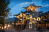 The Three Terraced Pavilion, Shaxi, Yunnan Province, China