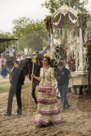 Pilgrimage of El Rocio, Huelva district, Andalucia, Spain