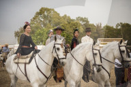 Pilgrimage of El Rocio, Huelva district, Andalucia, Spain