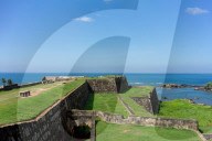 The walls of the fort at Galle