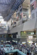 Interior of Kyoto train station.